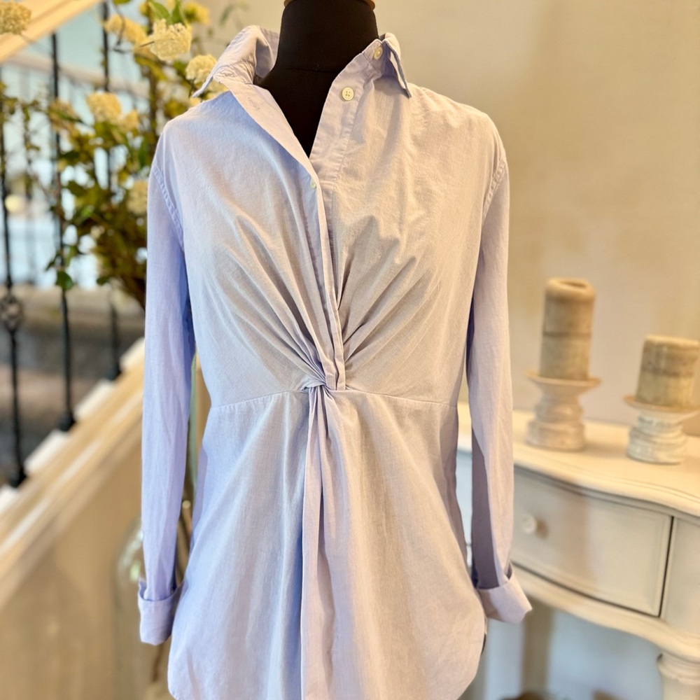 LOFT Light Blue Button Down Shirt